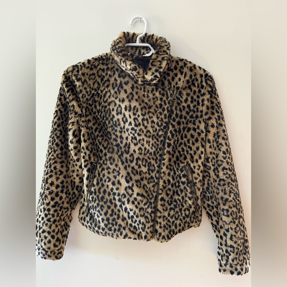Design Lab Cheetah print bomber - Picture 2 of 4